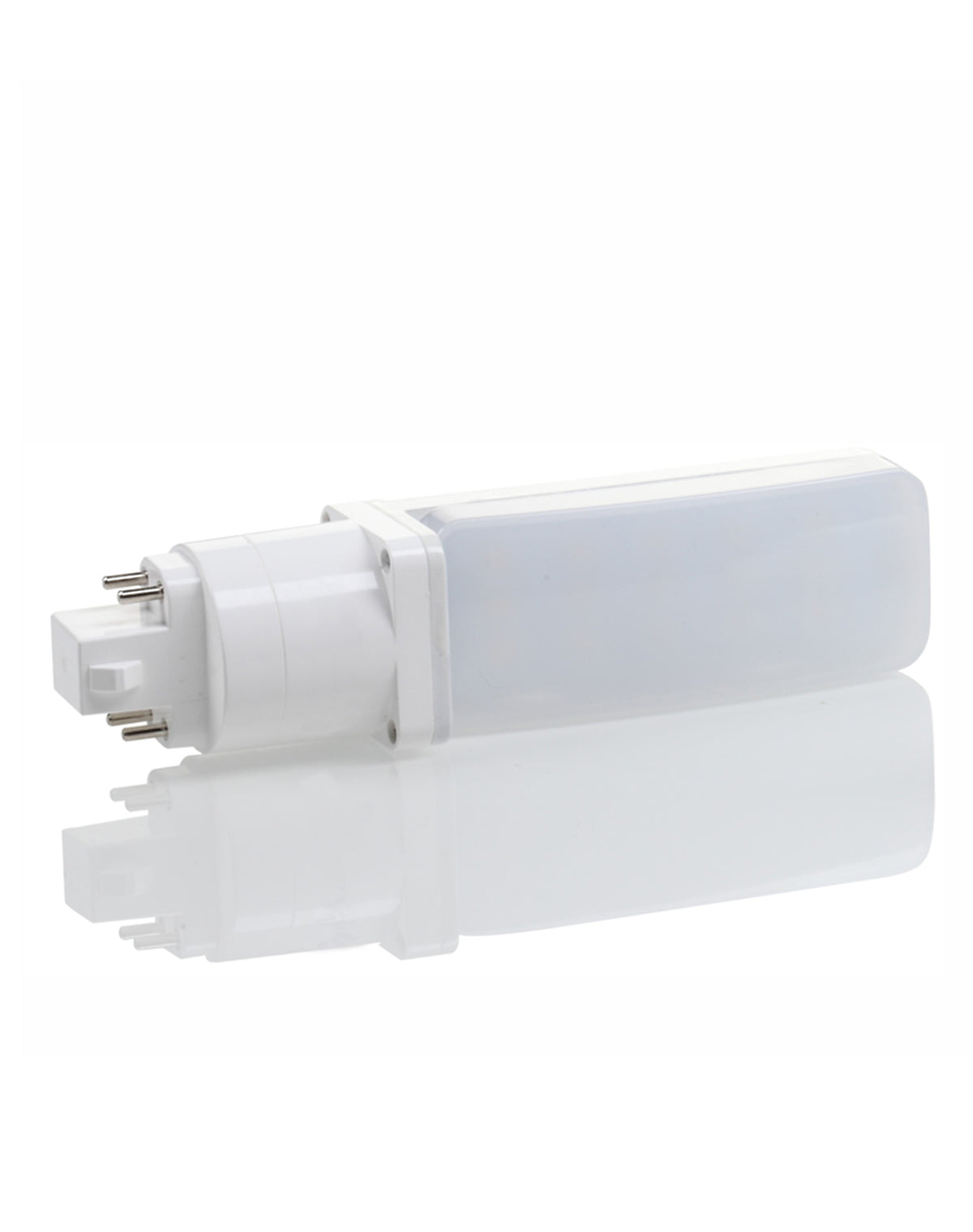 Legental 12W LED PL Lamp Type A+B, G24q 4-Pin Base, 5000K Daylight, 1100LM, 26W CFL Equivalent, Plug-and-Play with Ballast or Ballast Bypass 120-277V, Horizontal 180° Rotatable, Fits 6" Recessed Cans, UL Listed Damp Location, Non-Dimming